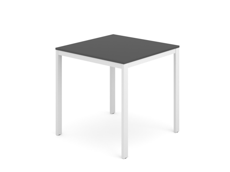 Обеденный стол Hommage Square 75х75х75 см, цвет: графит / белый