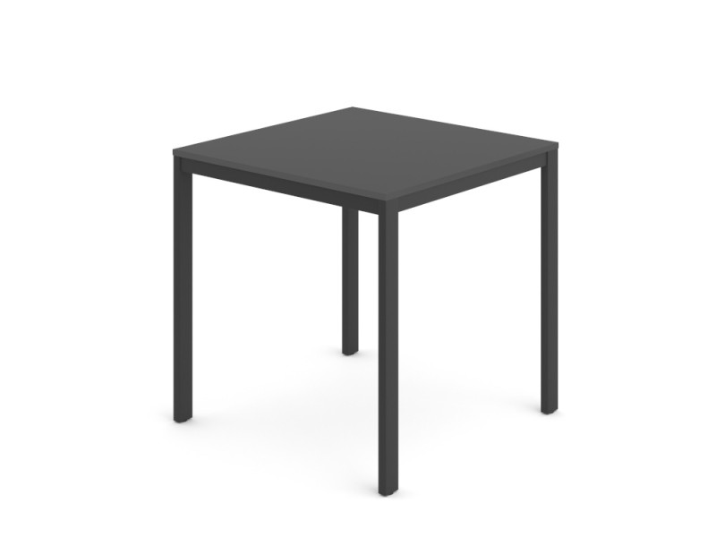 Обеденный стол Hommage Square 75х75х75 см, цвет: графит / черный