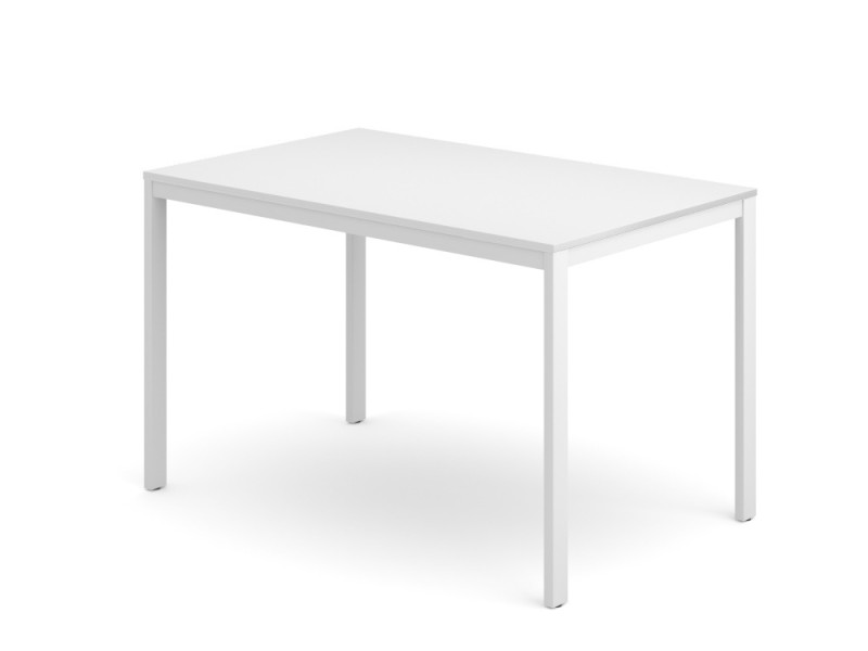 Обеденный стол Hommage Rectangle 120х75х75 см, цвет: белый премиум / белый