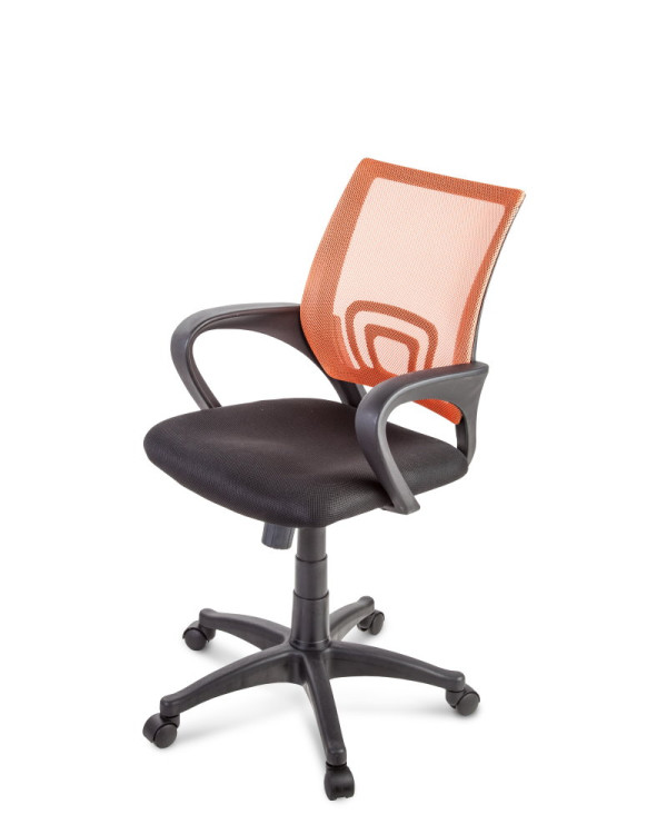 Кресло Lark, цвет: оранжевый / черный
